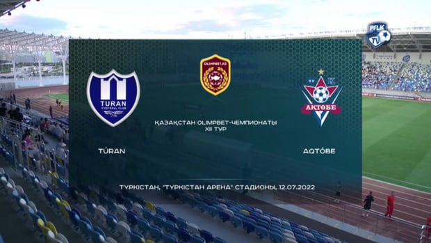 Kazakhstan Premier League: Turan 0-2 Aktobe