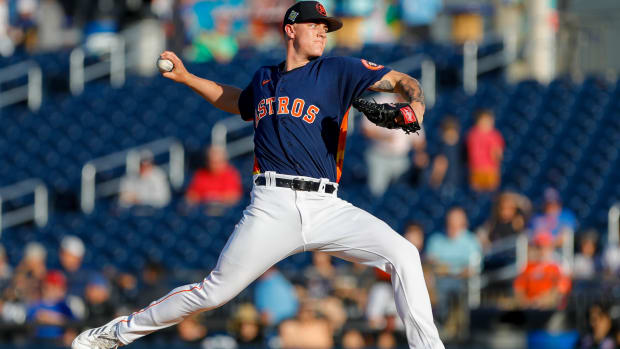 Report: Houston Astros' First-Round Pick Drew Gilbert Sustained a Forearm  Contusion - Sports Illustrated Inside The Astros