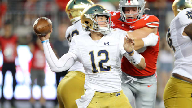 Notre Dame Captain Jarrett Patterson Expects Improvement Up Front - Sports  Illustrated Notre Dame Fighting Irish News, Analysis and More