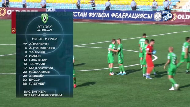 Kazakhstan Premier League: Atyrau 3-2 Kaspij Aktau