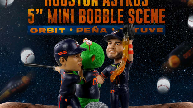 Houston Astros 2022 ALDS Winners Mini Bobblehead Scene FOCO