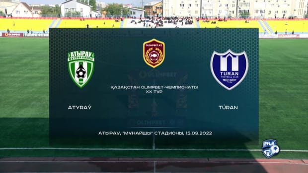 Kazakhstan Premier League: Atyrau 0-2 Turan