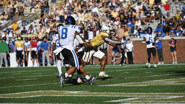 Georgia Tech wide receiver Nate McCollum vs DukeG