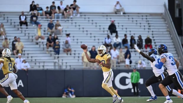 Georgia Tech quarterback Jeff Sims