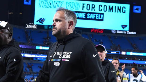 Former Carolina Panthers quarterback Matt Rhule