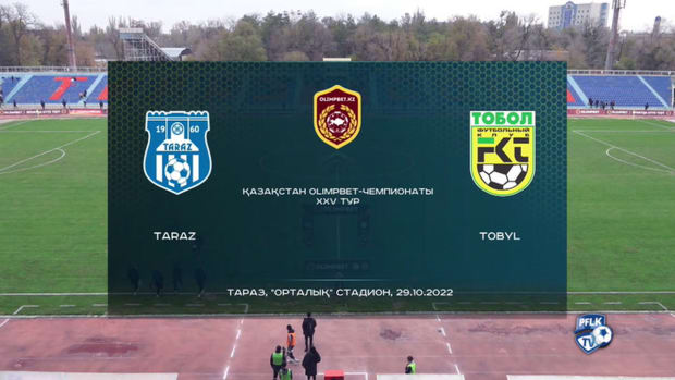 Kazakhstan Premier League: Taraz 0-2 Tobol