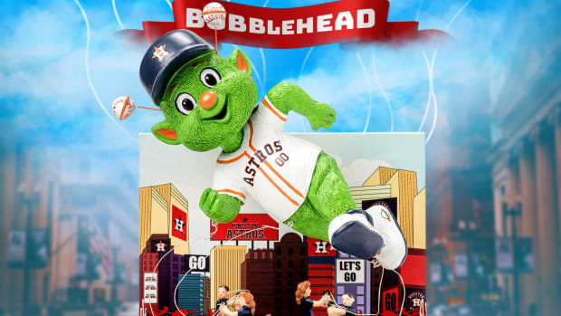 Houston Astros Orbit Spectacular Mascot Bobblehead FOCO