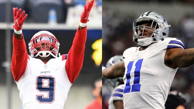 DeVonta Smith mocks Cowboys' Salvation Army celebrations