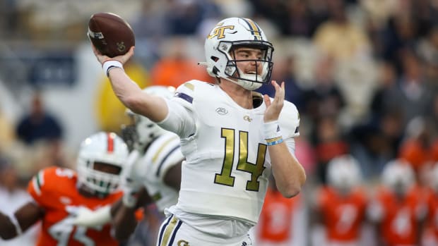 Georgia Tech quarterback Zach Pyron