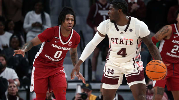 NCAA Basketball: Arkansas at Mississippi State