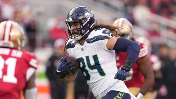 Seattle tight end Colby Parkinson is a free agent and knows the Shane Waldron offensive system.