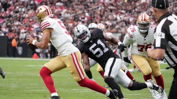 Las Vegas Raiders Add Cornerback Sam Webb to Injury Report - Sports  Illustrated Las Vegas Raiders News, Analysis and More