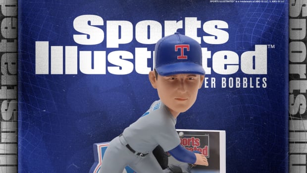 Jacob deGrom Texas Rangers 2023 City Connect Bobblehead FOCO