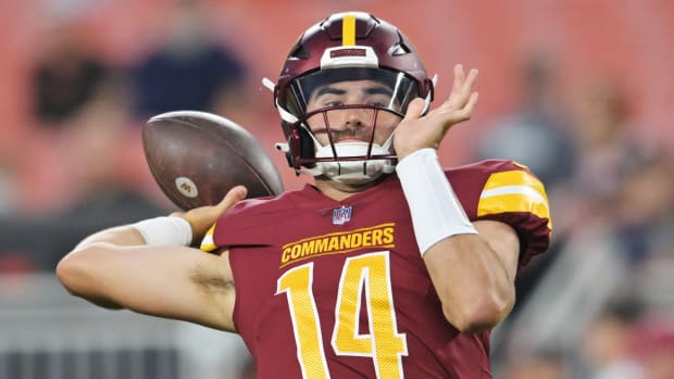 No Clue, Man!' Commanders QB Sam Howell Rank Provides NFL Mystery