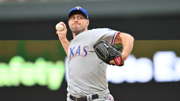 Texas Rangers' Max Scherzer Joins Nolan Ryan in Franchise Record Books -  Fastball