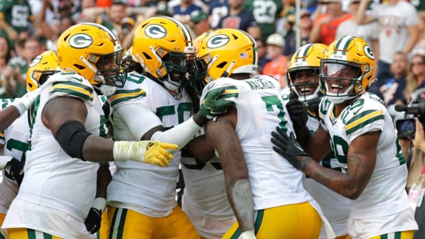 Green Bay Packers linebacker LaDarius Hamilton (54) runs during an NFL  football game against the Washington Commanders, Sunday, October 23, 2022  in Landover. (AP Photo/Daniel Kucin Jr Stock Photo - Alamy