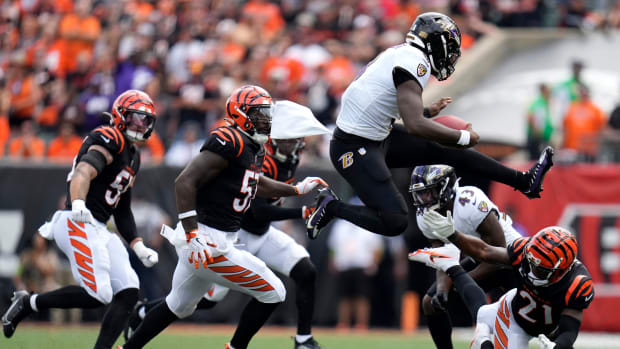 Lamar Jackson wins a playoff game; Browns overcome hectic week - Sports  Illustrated