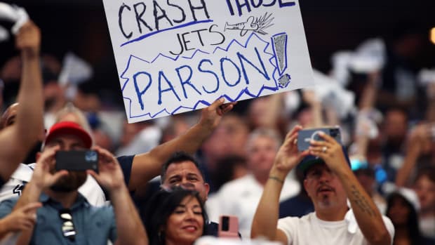 Fans de Cowboys ante Jets