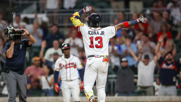 St. Louis Cardinals Legend Adam Wainwright Had the Perfect Reaction to  Giving Up a Home Run to Ronald Acuna Jr. - Fastball