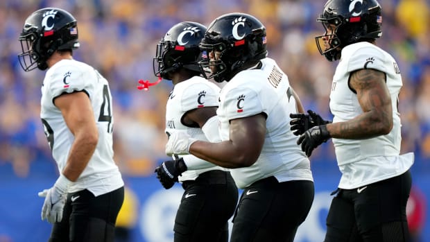 Look: UC Football Stars in Nike Uniforms at Big 12 Media Days