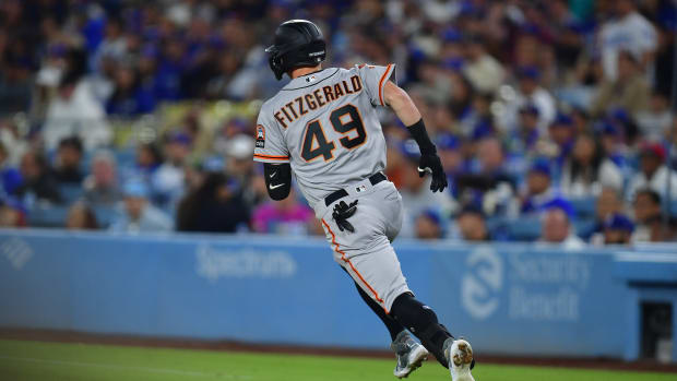 WATCH: SF Giants OF Lewis Brinson leads off Tuesday's game with a home run  - Sports Illustrated San Francisco Giants News, Analysis and More