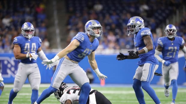 Detroit Lions LB Malcolm Rodriguez inactive vs. Chicago Bears