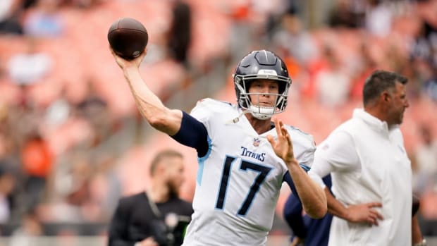 Photos: Titans kicker Sam Sloman kicks Titans to AFC South title