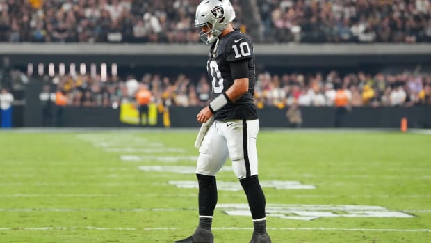 Stidham shines, but Raiders eliminated with OT loss to 49ers - Las Vegas  Sun News