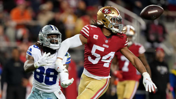 Micah Parsons gets unsurprisingly competitive at Cowboys' home run derby