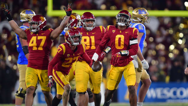 Talanoa Hufanga's playoff heroics prove USC alum is exceeding