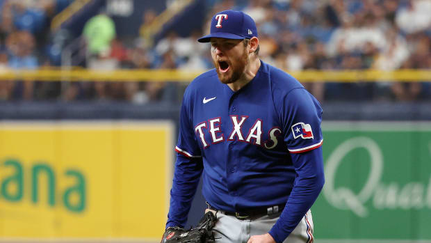 Arlington, Texas, USA. 4th May, 2013. A Boston Strong jersey hangs in the  dugout as the Boston Red Sox play the Texas Rangers in a Major League  Baseball game at Rangers Ballpark