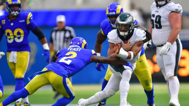 Philadelphia Eagles Top Washington Commanders in OT Thriller, Move to 4-0 -  Sports Illustrated Philadelphia Eagles News, Analysis and More