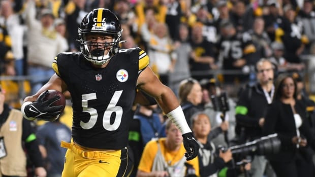 Alex Highsmith working at Steelers minicamp, confident in new deal