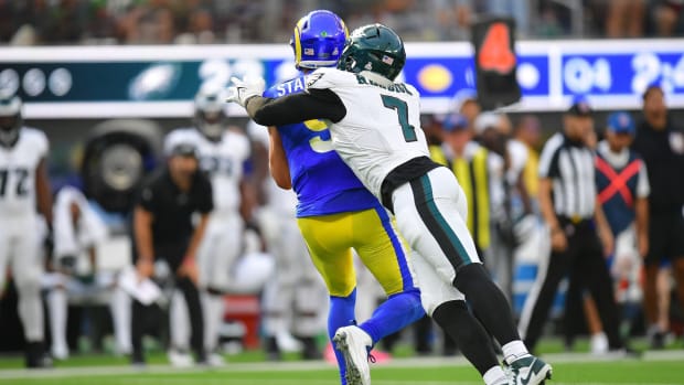 Philadelphia Eagles Stagnant vs. Commanders, Trail at Halftime - Sports  Illustrated Philadelphia Eagles News, Analysis and More