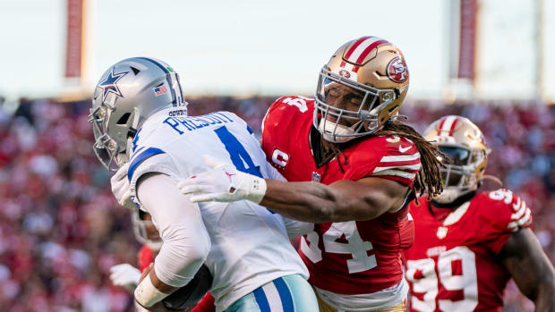 Dallas Cowboys vs. San Francisco 49ers: Rookie Tyler Smith 'a Baller, a  Mauler & a Freak!' Playoffs How to Watch, Odds, Injuries - FanNation Dallas  Cowboys News, Analysis and More