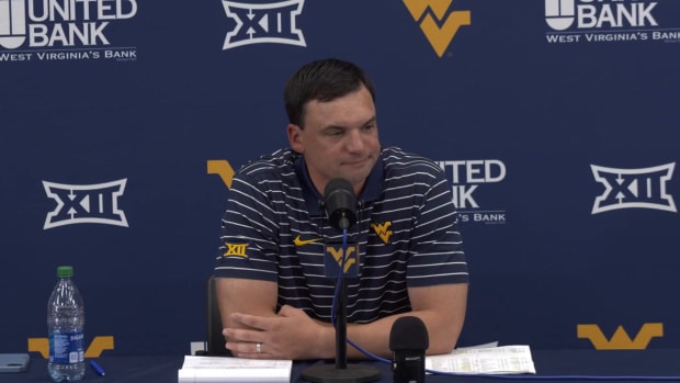 WATCH: Tony Fields II Signs 'Country Roads' as He Enters Practice Field at  The Greenbrier - Sports Illustrated West Virginia Mountaineers News,  Analysis and More