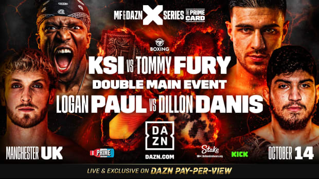 How to Watch KSI vs Fury & Logan Paul vs Dillon Danis, Start Time & TV Channel