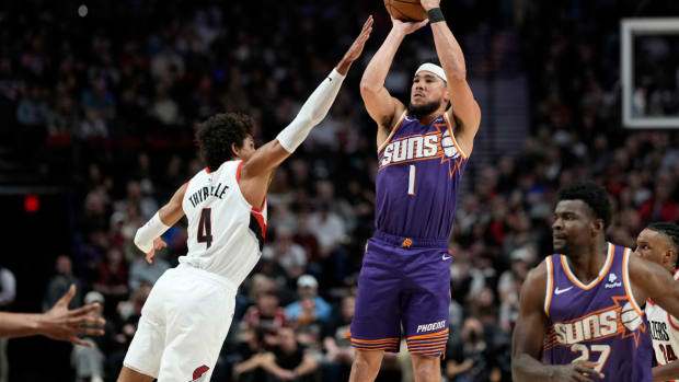 Devin Booker Ready For Phoenix Suns' Star Trio to Push Each Other - Sports  Illustrated Inside The Suns News, Analysis and More