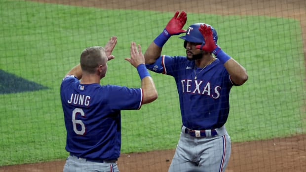 Rangers Cheer for Rangers: Jesuit Day at Texas Rangers // The Roundup