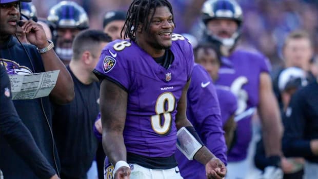 Lamar Jackson 'Trying To Get' Baltimore Ravens' WR OBJ a Touchdown - Sports  Illustrated Baltimore Ravens News, Analysis and More