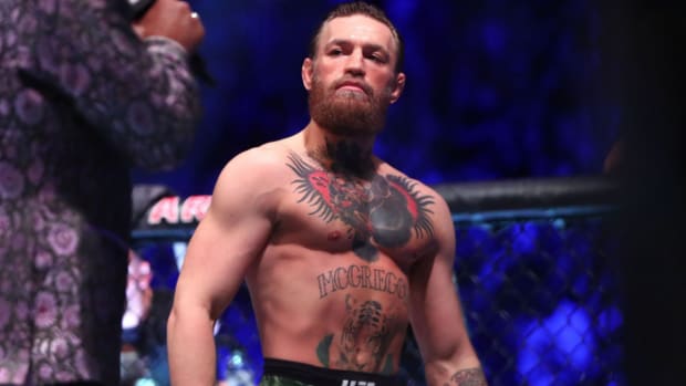 VIDEO: UFC Megastar Conor McGregor Shoves Michael Chandler On Set