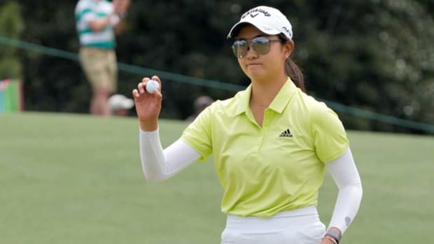 Rose Zhang is pictured at the 2022 Augusta National Women's Amateur.