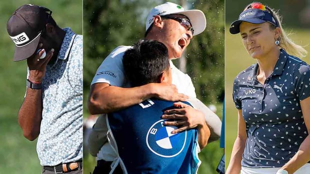 Sahith Theegala, Haotong Li and Lexi Thompson are pictured from the week in golf.