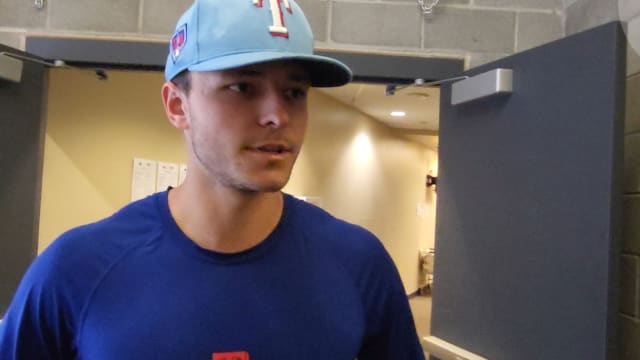 Texas Rangers top pitching prospect Jack Leiter allowed a run on four hits in two innings in his second spring appearance on Tuesday.