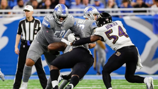 Detroit Lions offensive lineman Penei Sewell