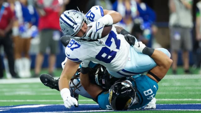 It's Contagious!' Dallas Cowboys Jake Ferguson Reveals Dak Prescott  In-Huddle 'Mode' - FanNation Dallas Cowboys News, Analysis and More