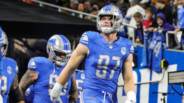 Detroit Lions edge rusher Aidan Hutchinson