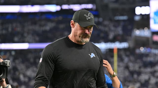 Detroit Lions head coach Dan Campbell