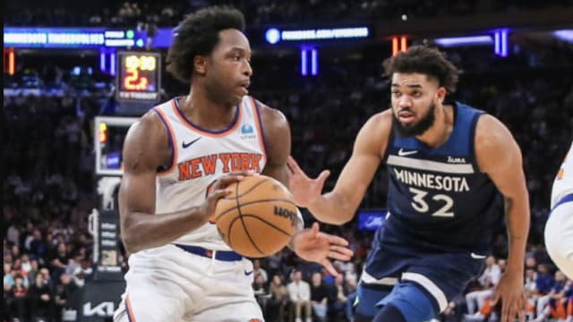 Men's New York Knicks OG Anunoby Fanatics Branded Royal Fast Break