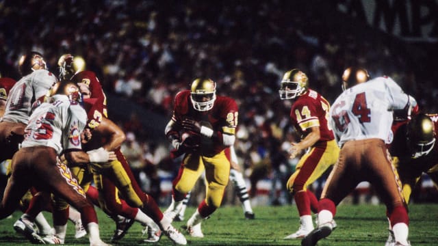 July 15, 1984; Tampa, FL, USA, FILE PHOTO; Philadelphia Stars running back Allen Harvin (22) in action against the Arizona Wranglers in the 1984 USFL Championship Game at Tampa Stadium. The Starts defeated the Wranglers 23-3. Mandatory Credit: USA TODAY Sports